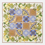 Messina - Silk Pocket Square - Terracotta