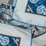 Women's Blue Silk Square Scarf