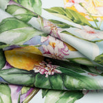 Sky Blue Italian Silk Square Scarf