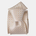 Ivory Silk Tie - Formal - 100% Made in Como Italy