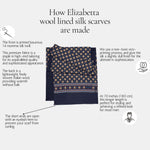 How Elizabetta wool lined silk scarf is made