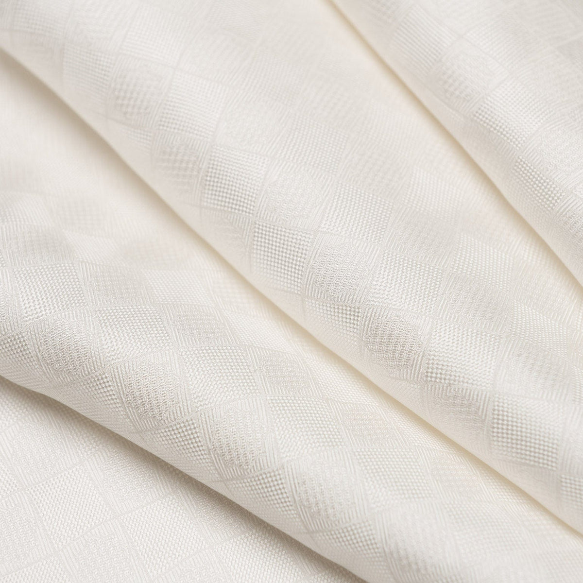 Men's White Italian Silk Dress Scarf