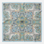 Women's Silk Bandana Aqua