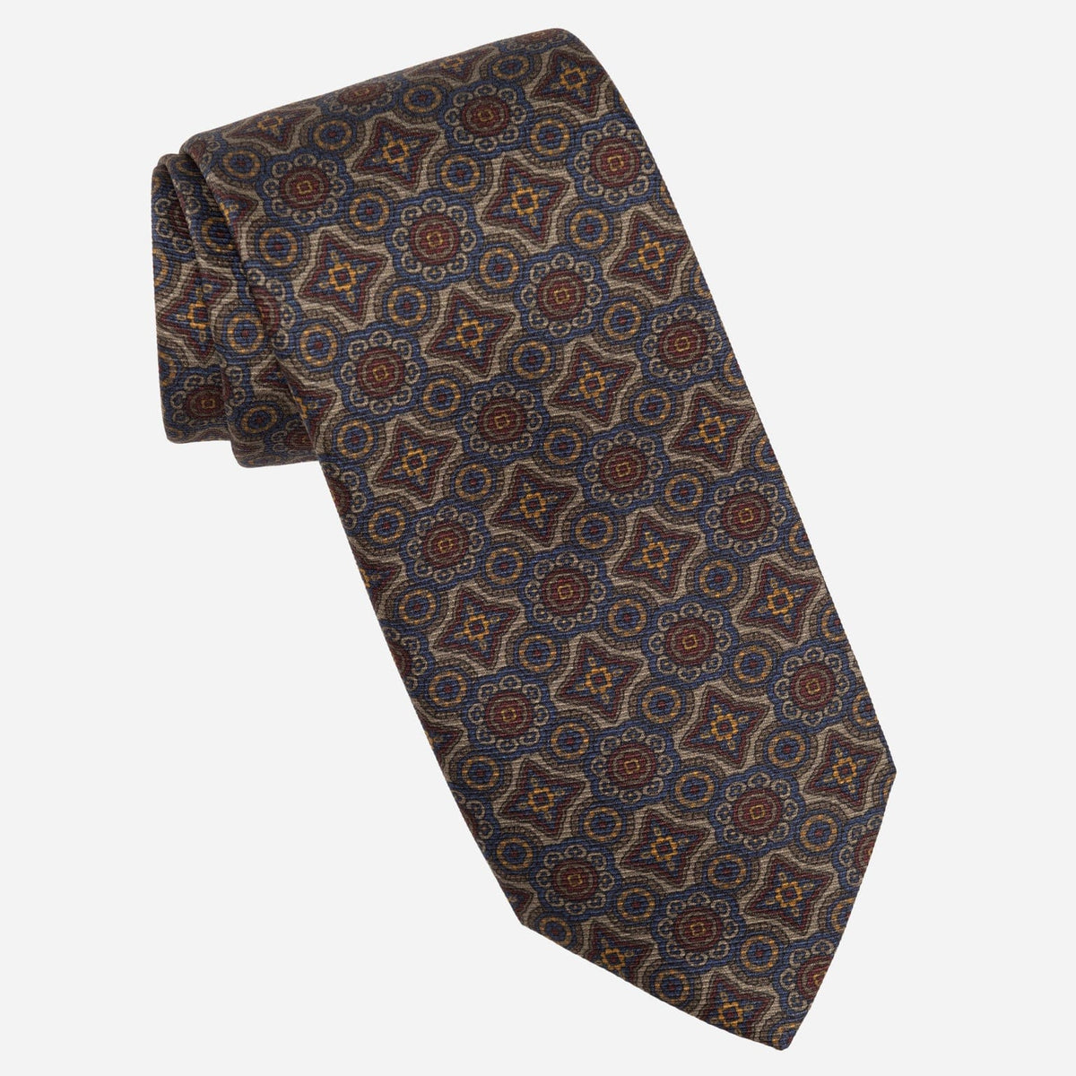 Blue Italian Madder Silk Tie