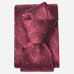 Crimson Red Handmade Italian Silk Tie
