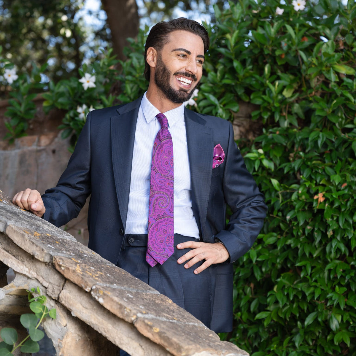 italian-designer-magenta-pink-silk-tie