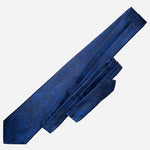 Blue Paisley Italian Silk Jacquard Tie
