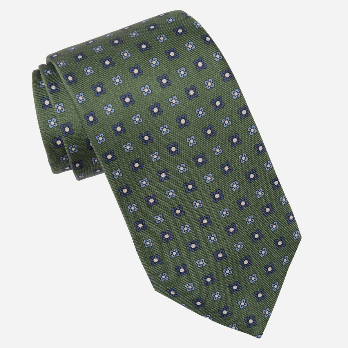 Best Green Handmade Italian Silk Tie