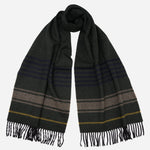 Green Italian Wool Cashmere Scarf