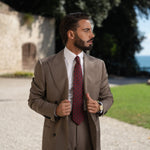 Red Madder Silk Designer Italian Tie