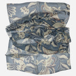 Designer Italian Silk Scarf - Blue