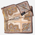 Women's Silk Bandana Brown