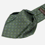 Green Handmade Italian Silk Tie