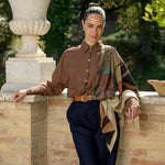 Extra Large Italian Cream Wool Scarf