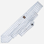 Sky Blue Polka Dot Italian Silk Tie