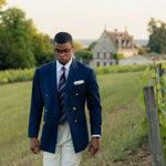 Men's luxury handmade Italian silk necktie