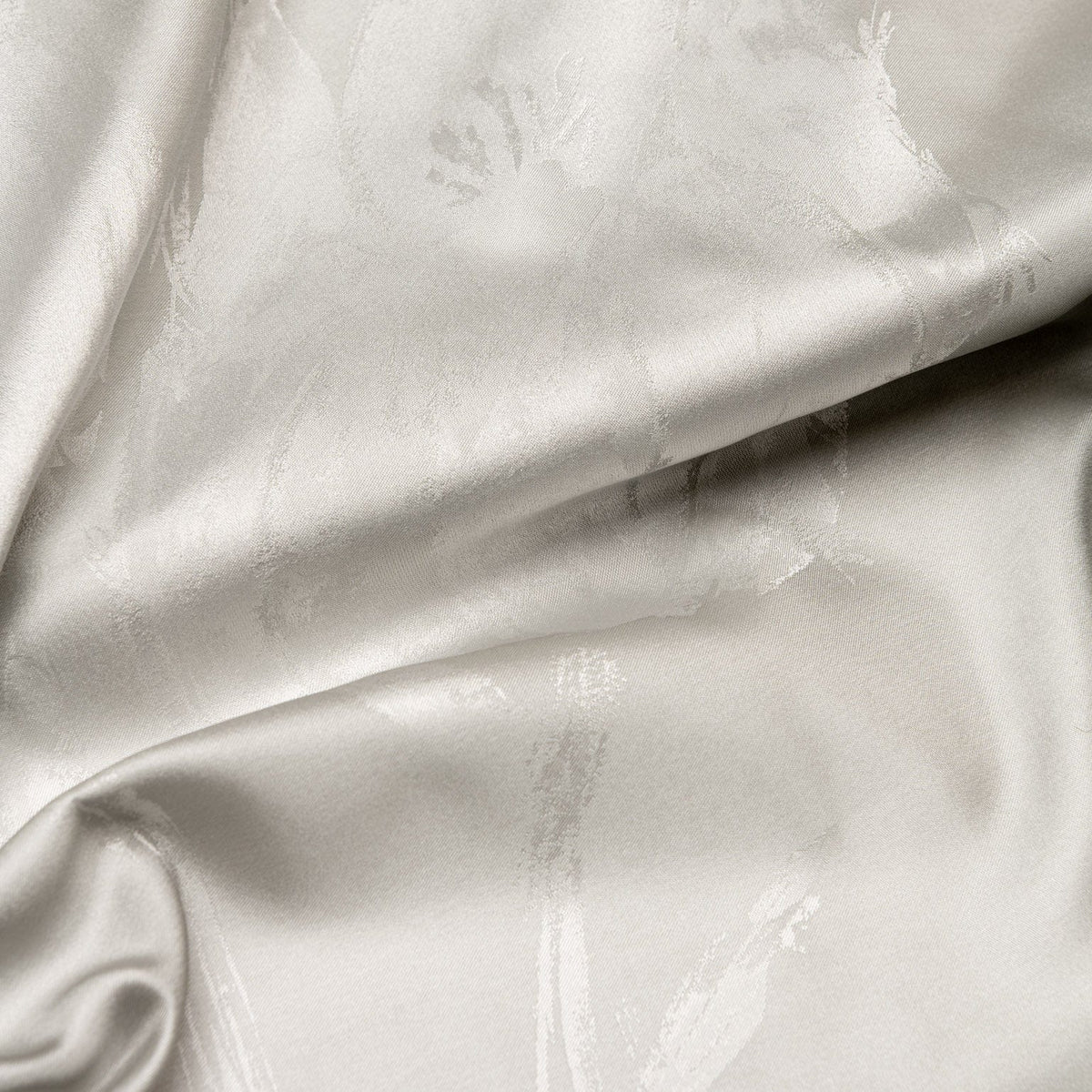 Silver Pearl Silk Evening Shawl