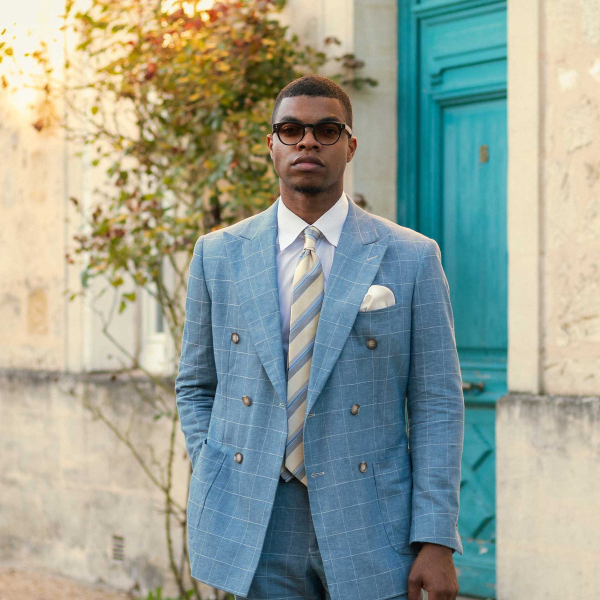 Luxury handmade Italian woven silk tie