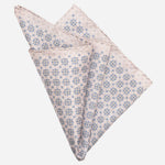 Double Sided Pink Silk Pocket Square