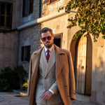 Handmade pink silk ascot tie