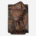 Men's Ruby and Sapphire Silk Tie