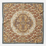 Terracotta Modal Cashmere Square Scarf