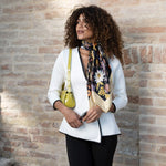 Best Italian floral print silk square scarves