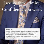 Luxury handmade Italian silk necktie
