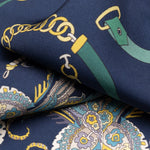 Women's Blue Italian Silk Bandana