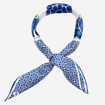 Men's Silk Bandana Neckerchief - Blue