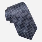 Blue Formal Italian Silk Jacquard Tie