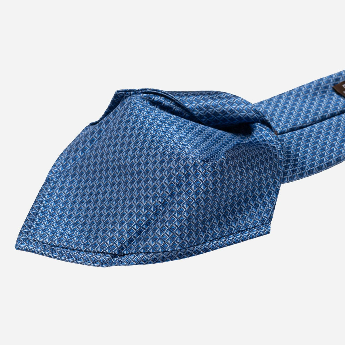 Men's Designer Italian Silk Tie Blue