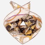 Women's Silk Bandana Autumn Browns