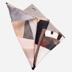 Brown Large Silk Pocket Square