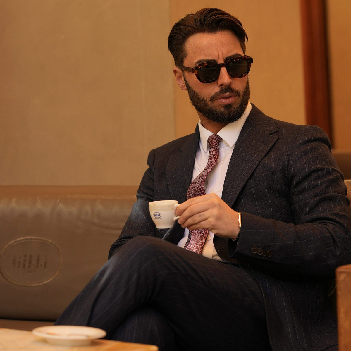 Unique Italian silk tie
