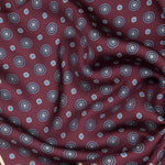 Burgundy Italian Silk Neckerchief
