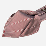 Burgundy Stripes Italian Silk Tie