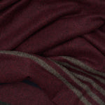 Burgundy Italian Wool Cashmere Scarf