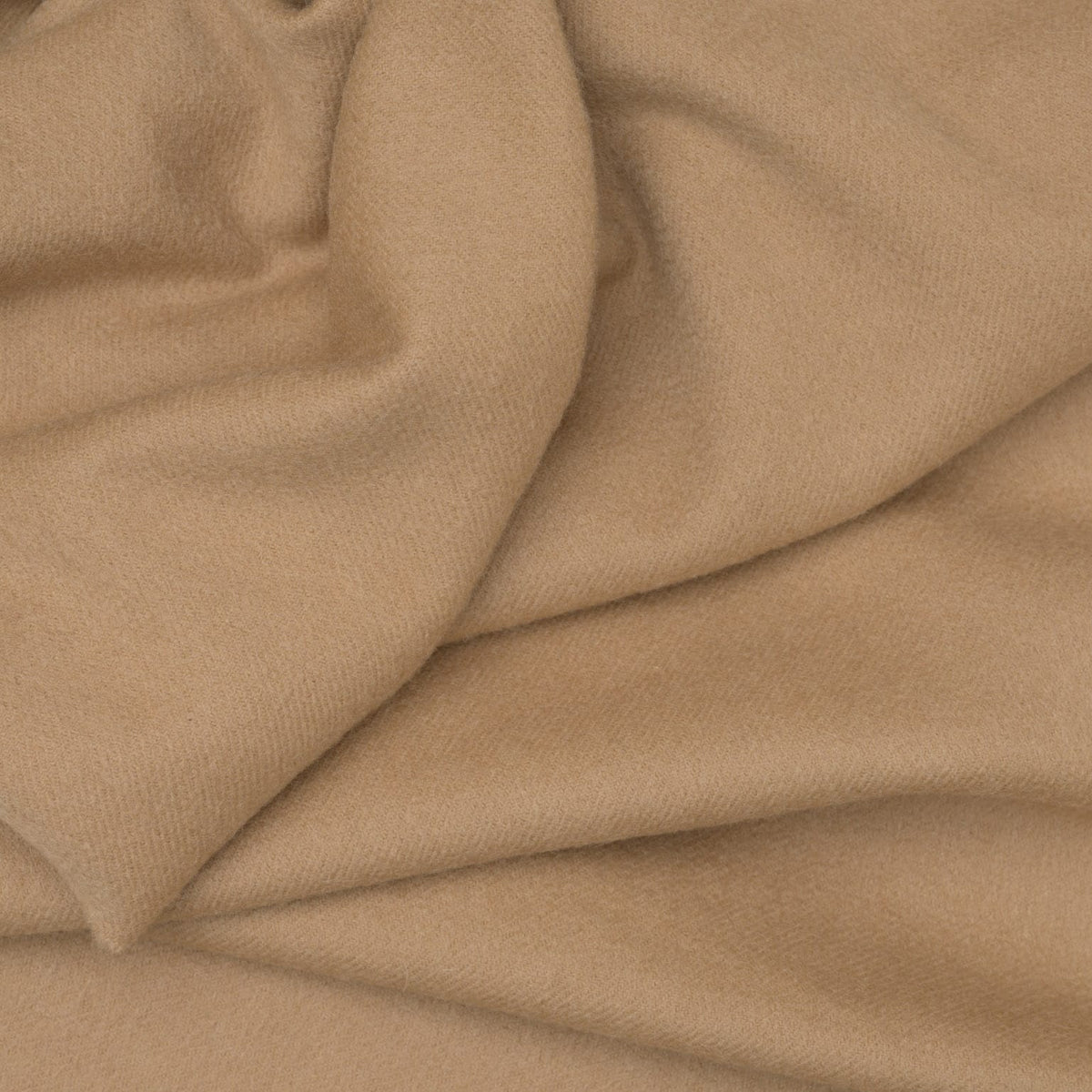 Camel Felted Italian Cashmere Scarf