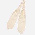Champagne Italian Silk Ascot Tie
