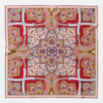 Women's Silk Bandana Cherry Red