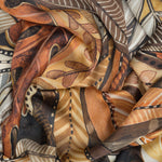 Designer Large Silk Wrap - Autumn Colors