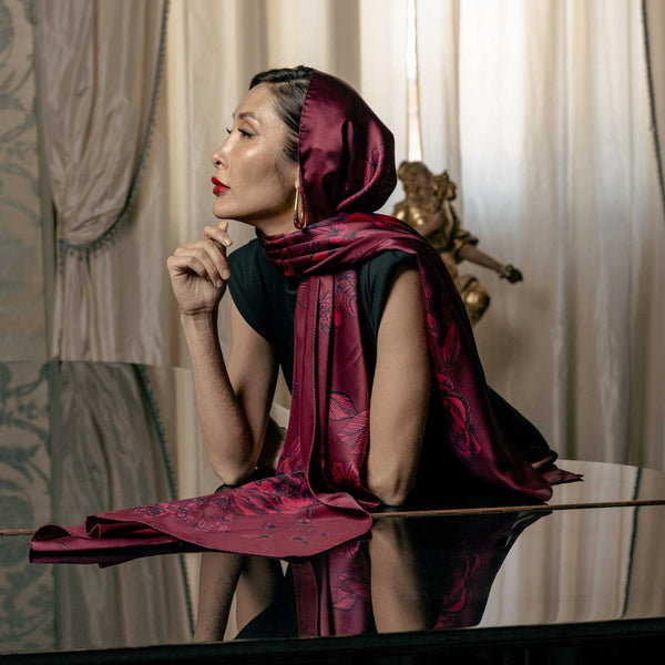 dark-red-silk-evening-