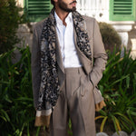 Pavese - Wool Scarf - Tan