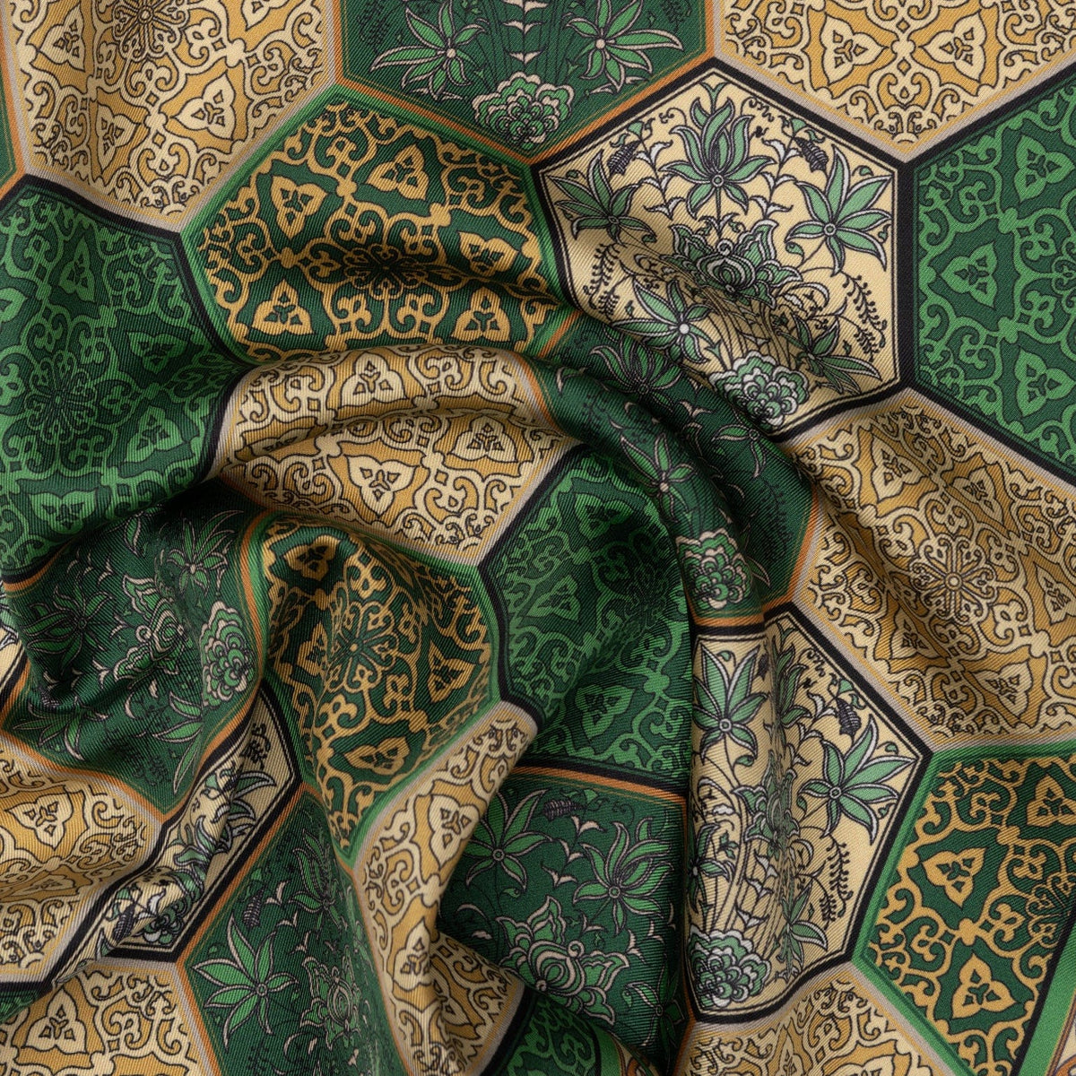 Emerald Green Italian Silk Pocket Square
