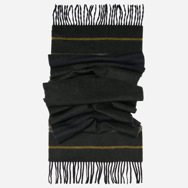 Green Italian Wool Cashmere Scarf