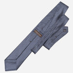 Best Blue Woven Handmade Italian Silk Tie