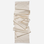 Men's White Silk Opera Tuxedo Scarf