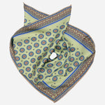 Green Silk Neckerchief - Made in Italy