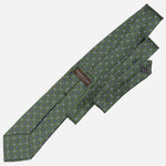 Green Handmade Italian Silk Tie